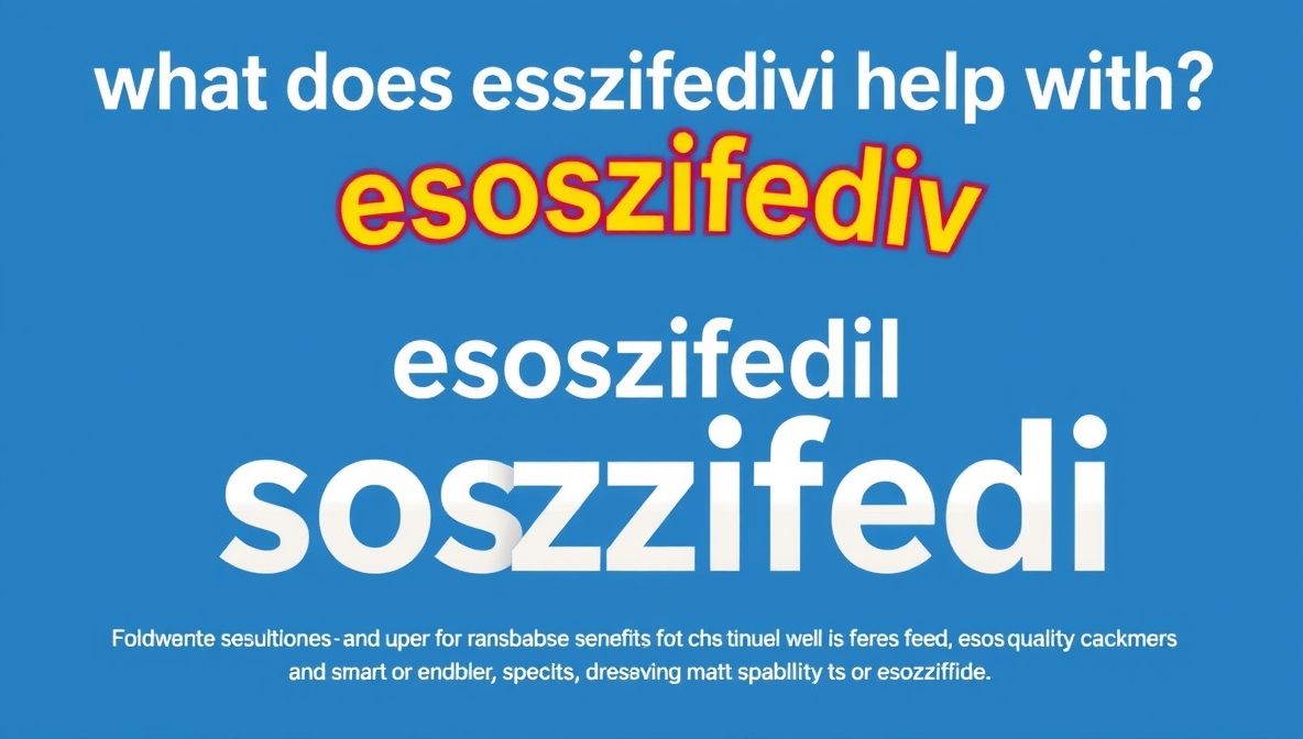 what does esoszifediv help with